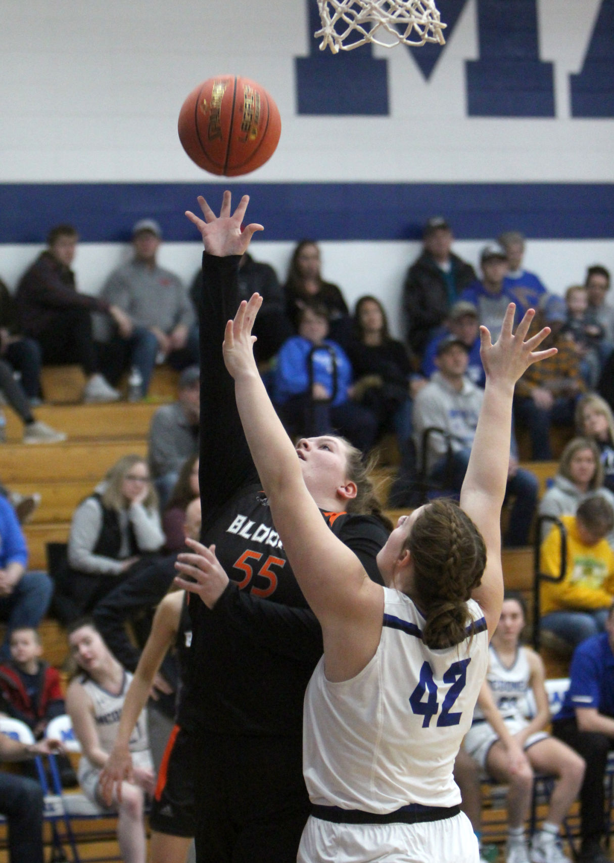Bloomer at McDonell girls basketball 1-22-22